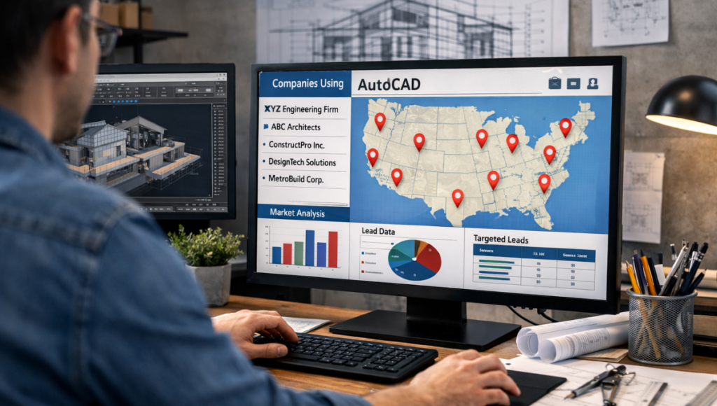 How to Find Companies That Use AutoCAD for B2B Lead Gen