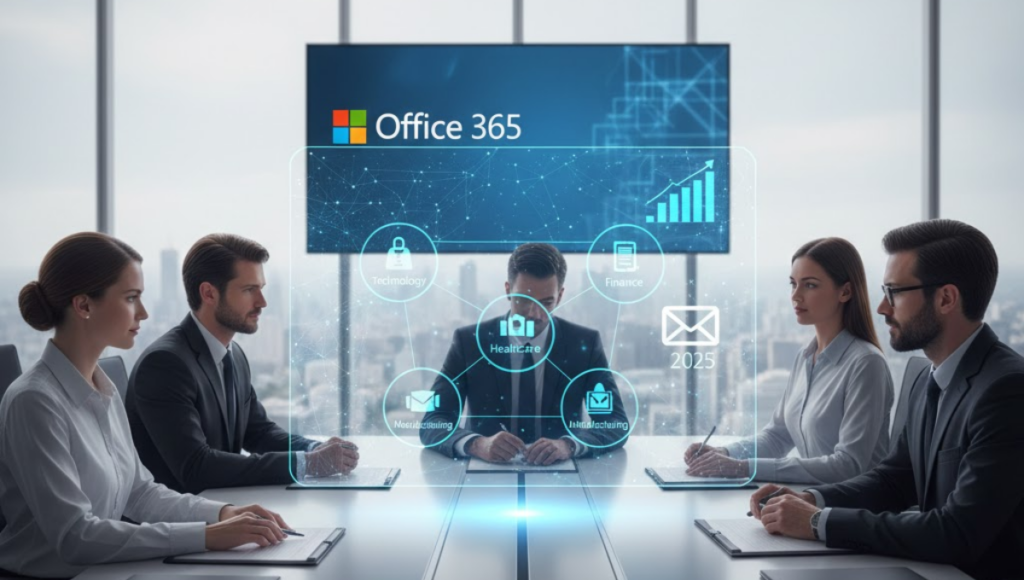 Top 10 Industries Using Microsoft Office 365 Users Email List